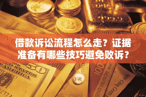 武汉借款诉讼流程怎么走？证据准备有哪些技巧避免败诉？