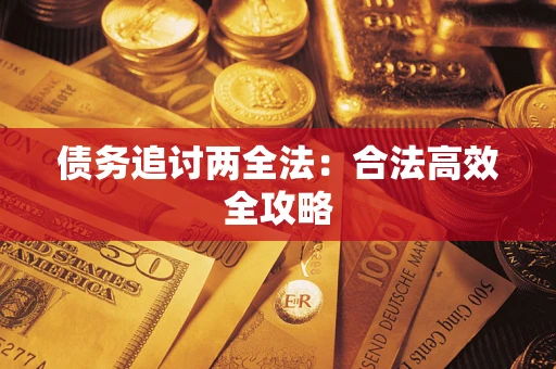 武汉债务追讨两全法：合法高效全攻略