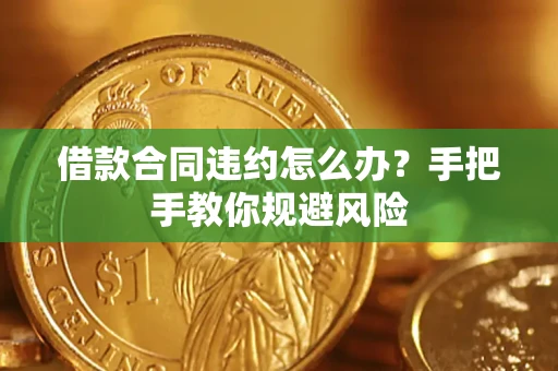武汉借款合同违约怎么办？手把手教你规避风险