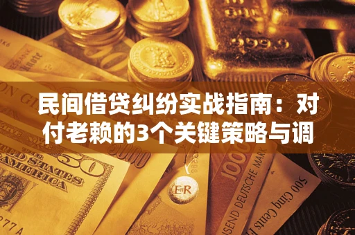 武汉民间借贷纠纷实战指南：对付老赖的3个关键策略与调解盲区解析