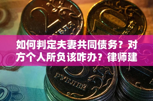 武汉如何判定夫妻共同债务？对方个人所负该咋办？律师建议