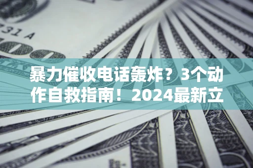武汉暴力催收电话轰炸？3个动作自救指南！2024最新立案标准全解析