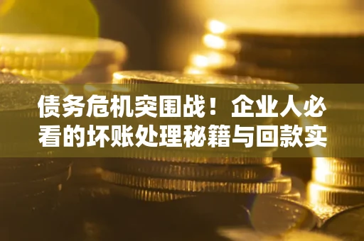 武汉债务危机突围战！企业人必看的坏账处理秘籍与回款实战指南